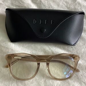EUC DIFF blue light glasses, nonprescription